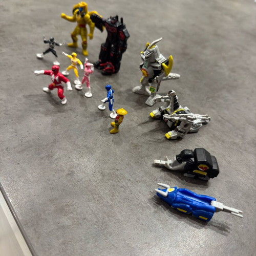 Micromachines Power Ranger Mega Battle Collector Set used