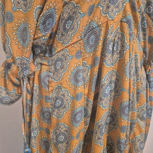 Boho silk jumpsuit used, one size