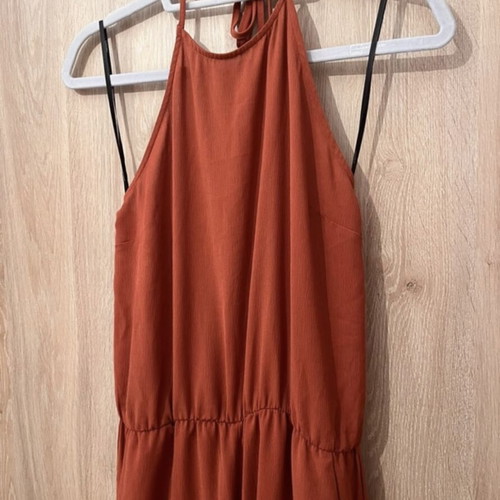 Forever 21 orange jumpsuit size M like new