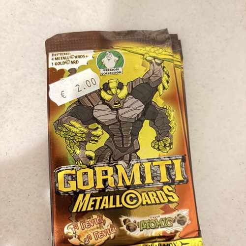 Gormiti Metall Cards new, sealed pack of 43