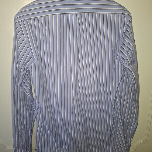 Ralph Lauren Custom Fit Men's Shirt like new, blue striped
