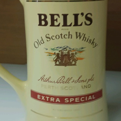 Bell's ceramic jug new