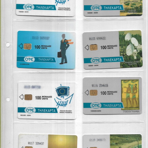 Phone cards pack of 53 from 1994 and 1995, like new