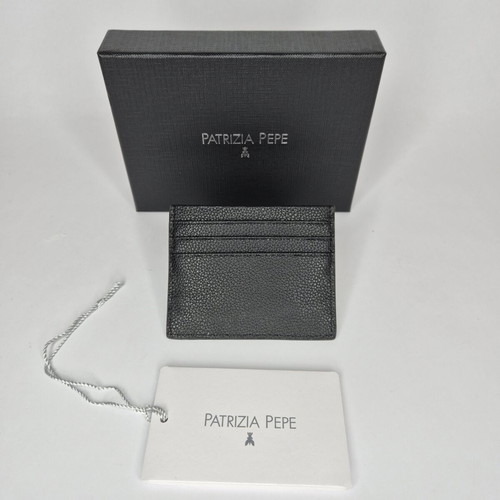 Patrizia Pepe Cardholder new, black leather