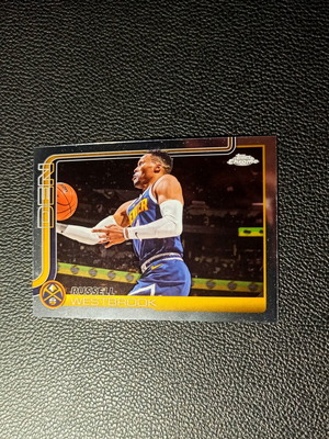 2025 Topps Chrome Russell Westbrook Denver Nuggets card like new