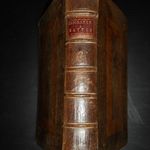 Isocrates book 1748 used, Greek text
