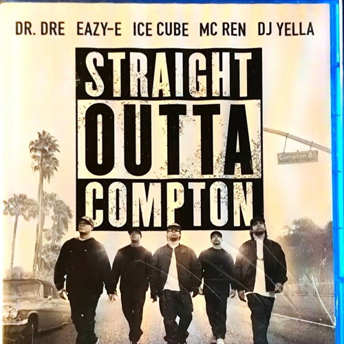 Straight Outta Compton Blu-Ray biography drama movie used, with subtitles