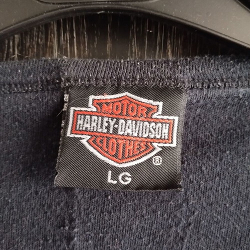 Harley Davidson original long sleeve shirt with studs like new, black