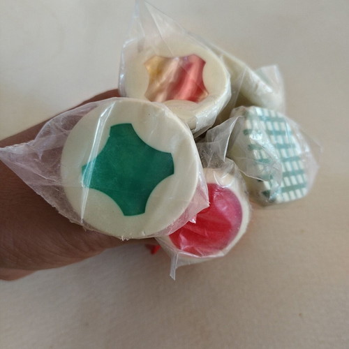 Vintage retro furniture knobs set of 5, new