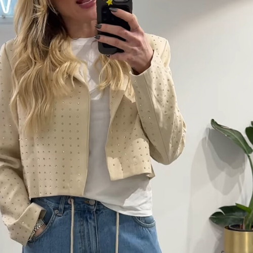 Essa World short blazer new, beige