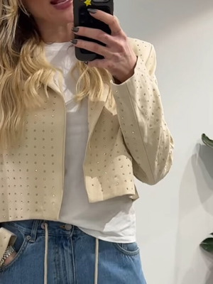 Essa World short blazer new, beige