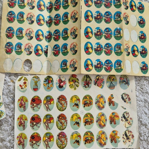 Easter stickers new from the 1970s