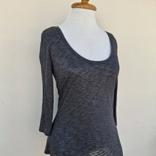Stradivarius blouse dark gray like new, size M