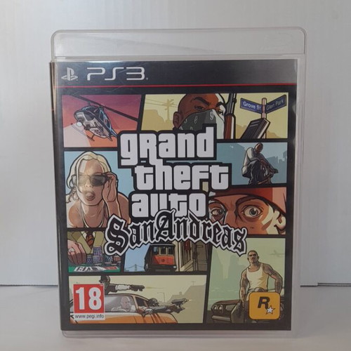 GTA San Andreas PS3 game, like new, English version