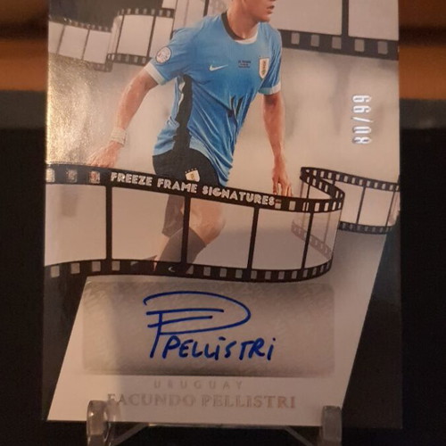 Panini Noir Soccer 2024-25 Facundo Pellistri Auto like new