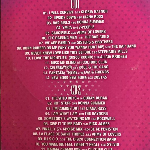 Disco Glory 2CDs collection of gay anthems 70's and 80's like new