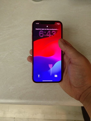 iPhone 12 red 128GB used with broken back