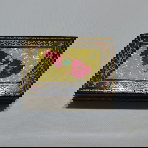 Ξύλινο κουτί κοσμηματοθήκη με ένθετες ψηφίδες mother of pearl σαν καινούργιο