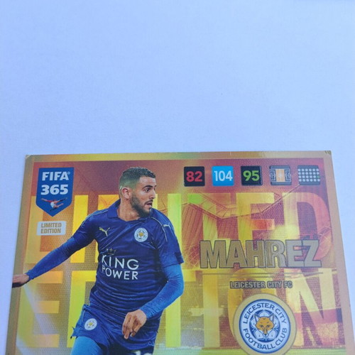 Panini FIFA 365 2017 Limited Edition Card Mahrez
