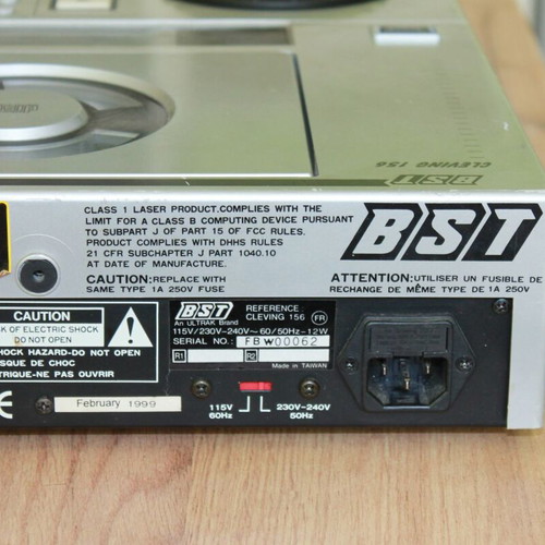 BST Cleving 156 DJ CD Player