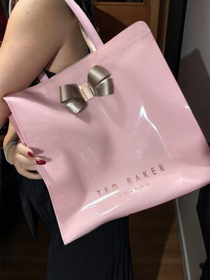 Ted Baker Shopper τσάντα ώμου ροζ καινούργια