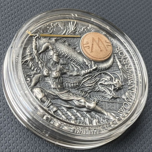 Silver coin Great Warriors Mulan new, limited edition 555 pcs