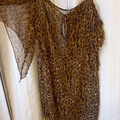 Leopard Pareo like new, brown, size M