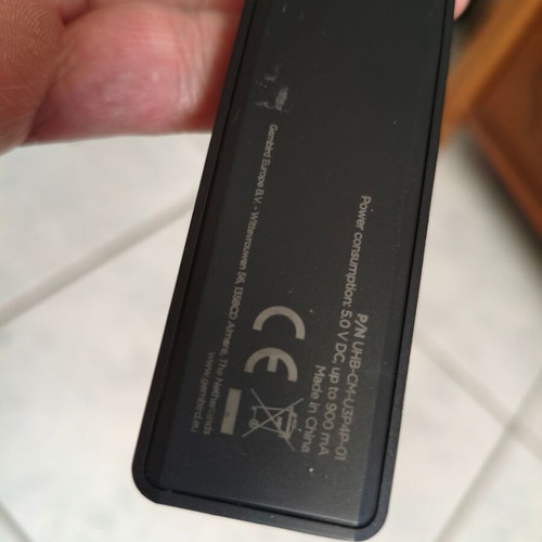 Gembird USB 3.1 (Gen 1) Type-C 4-Port Hub new