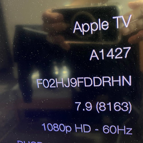 Apple TV second and third generation used, models A1427 and A1378