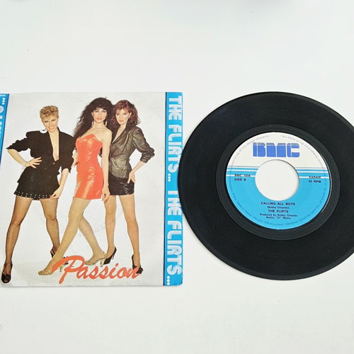 The Flirts Passion 7" vinyl single like new, 1982 Belgian edition
