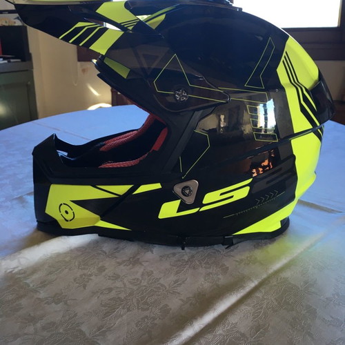 LS2 MX436 Pioneer helmet used