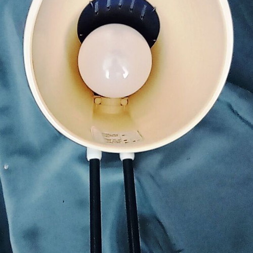 Telco desk lamp foldable blue and white, like new