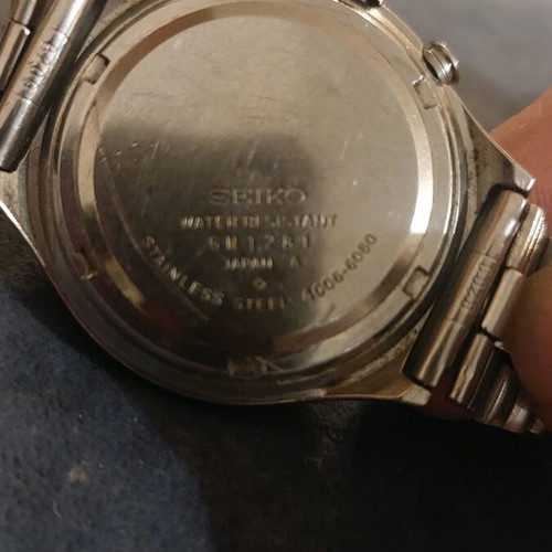 Seiko Bell Matic watch used with manual winding