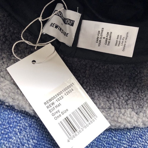 About You x Rewinside men's fleece joggers and bucket hat new, size M