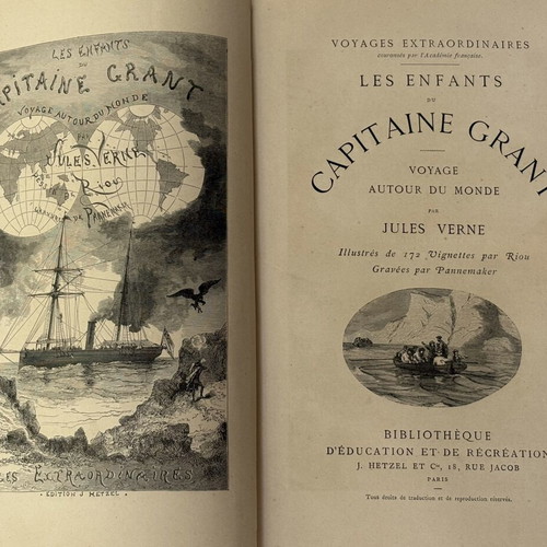Les enfants du capitaine Grant by Jules Verne French book used