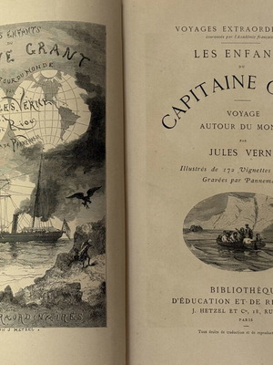 Les enfants du capitaine Grant by Jules Verne French book used