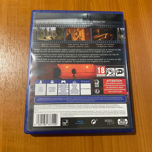 Martha Is Dead PS4 game like new