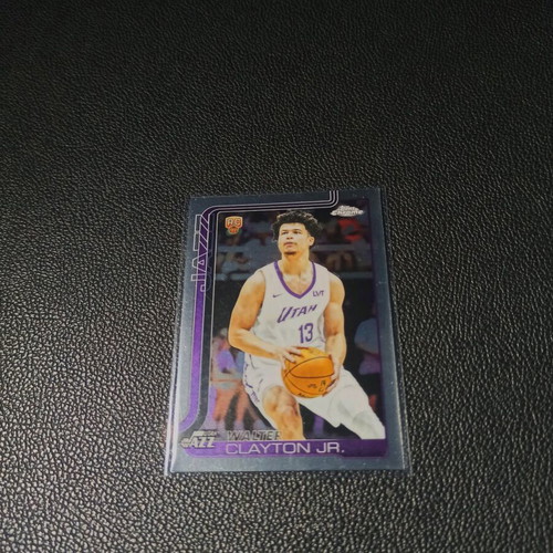 2025 Topps Chrome Walter Clayton Jr RC like new