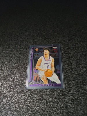 2025 Topps Chrome Walter Clayton Jr RC like new