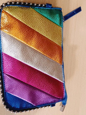 Colorful Metallic Handbag new