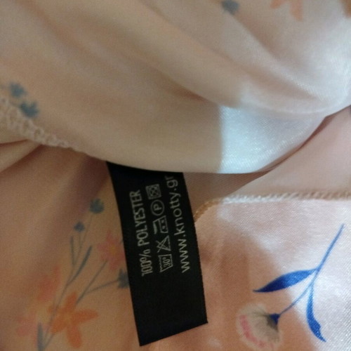 Pink powder romper pajama like new, size M