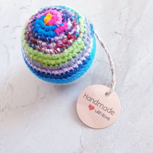 Soft colorful handmade ball new, 7cm×7cm