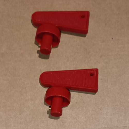 Battery switch replacement keys new, pack of 2