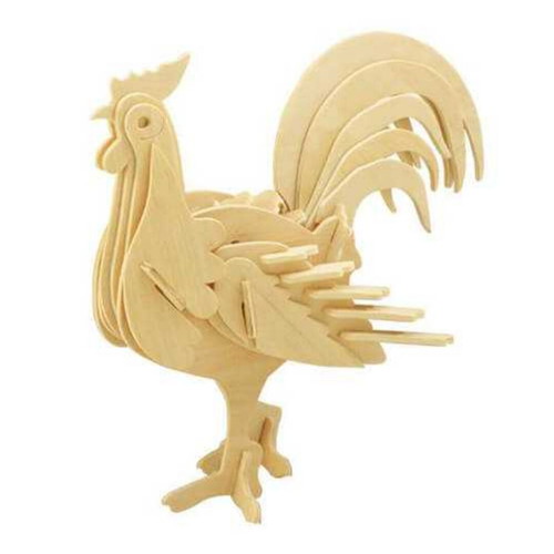 Wooden cock puzzle new sealed