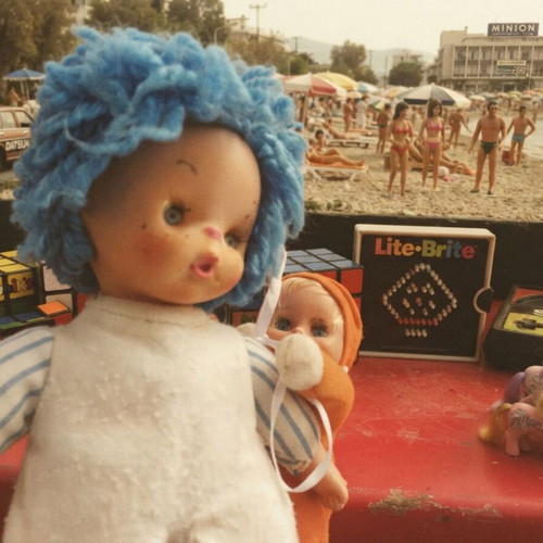 El Greco vintage dolls Patapoufa and Tycheroulis from 1980s