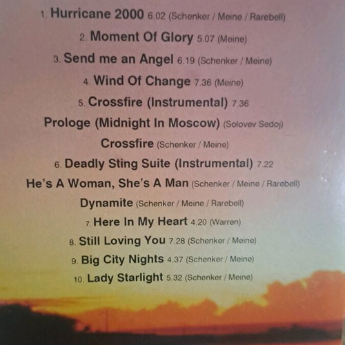 Scorpions Moments of Glory DVD like new, rock