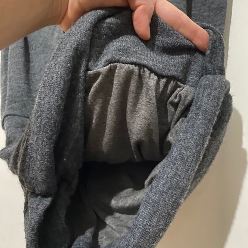 Top 2 in 1 used, wool, grey, size S-M