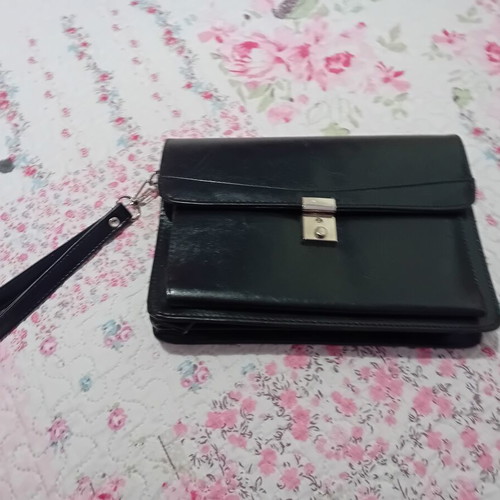 Men's Bag new, black with multiple storage compartments