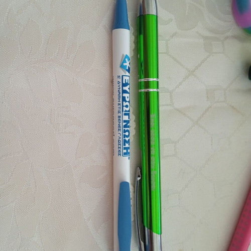 Pens used, pack of 24 collectible from Harrah's and Divani Hotel