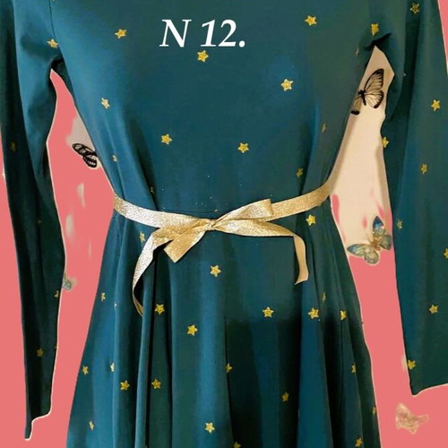 H&M dresses like new, pack of 3 pieces size 12-14, multicolor